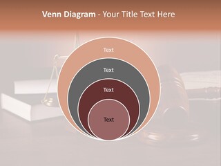 Tribunal Judgment Symbol PowerPoint Template