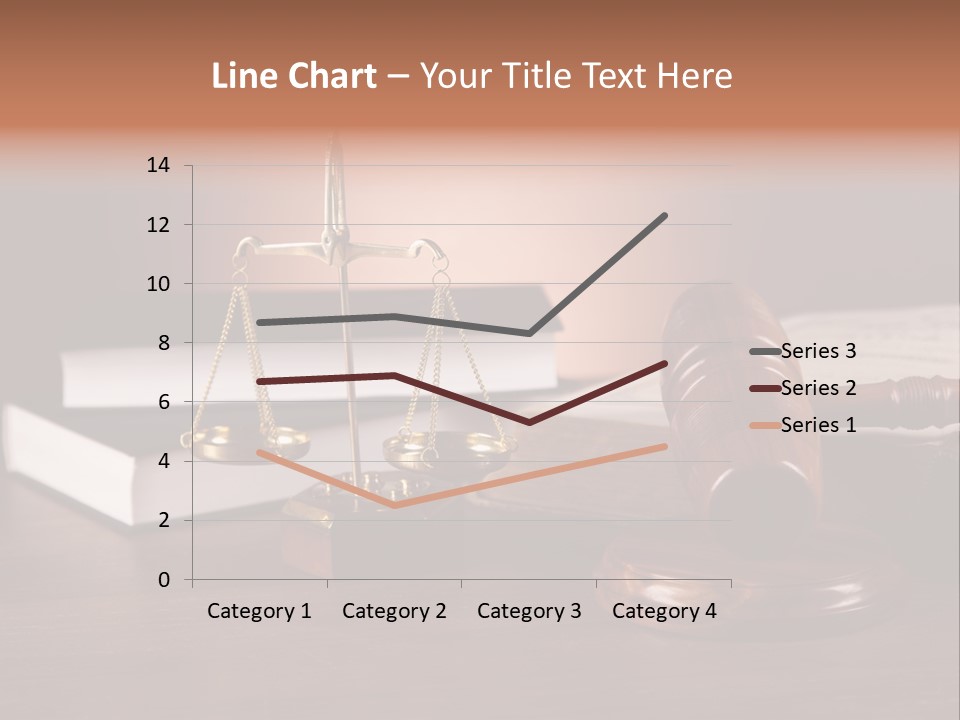 Tribunal Judgment Symbol PowerPoint Template