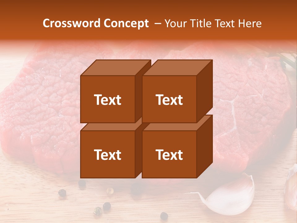 Steak Beefsteak Beef PowerPoint Template