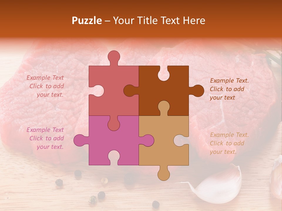 Steak Beefsteak Beef PowerPoint Template