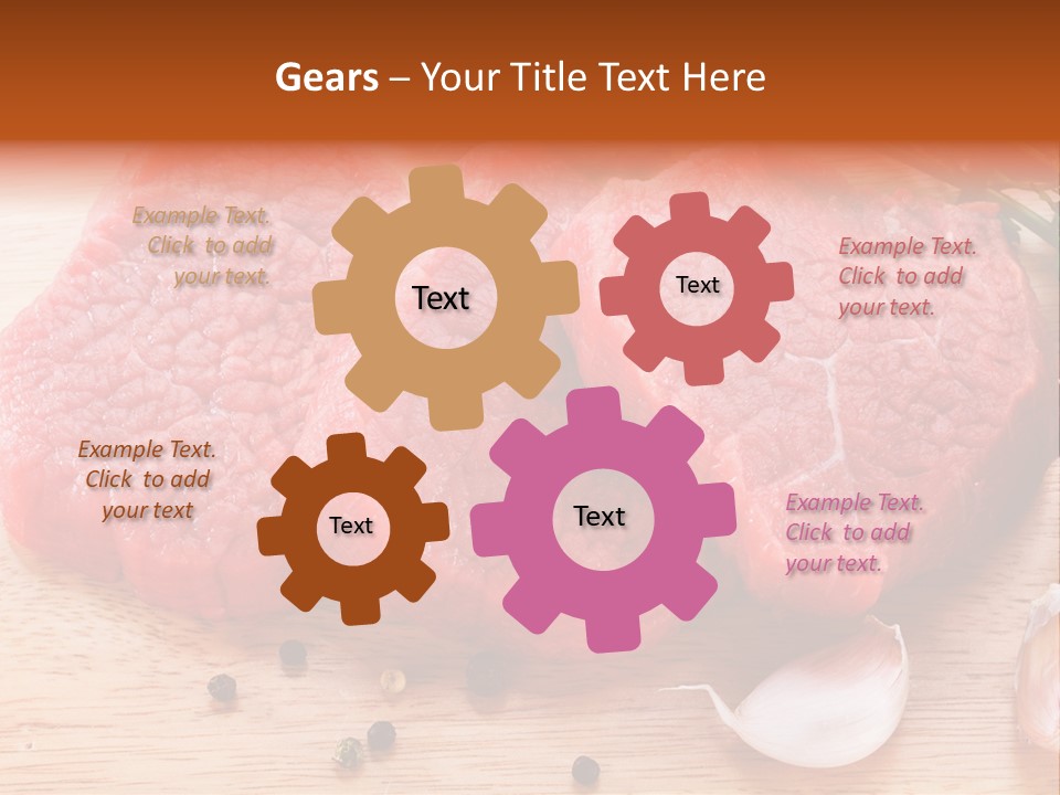 Steak Beefsteak Beef PowerPoint Template