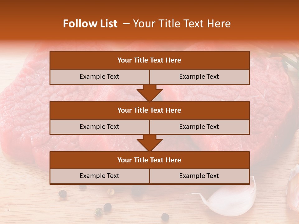 Steak Beefsteak Beef PowerPoint Template