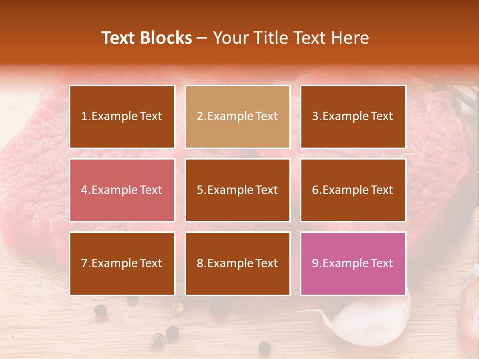Steak Beefsteak Beef PowerPoint Template