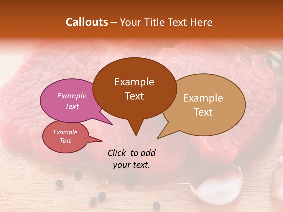 Steak Beefsteak Beef PowerPoint Template