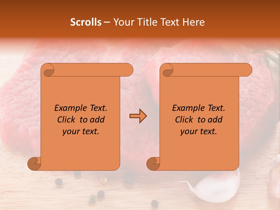 Steak Beefsteak Beef PowerPoint Template