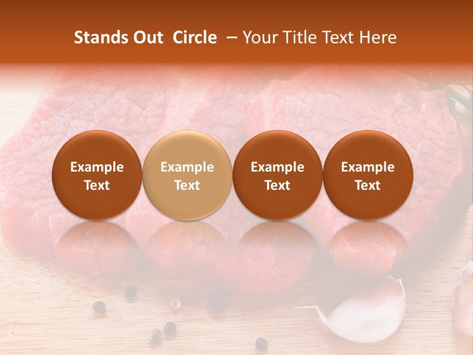 Steak Beefsteak Beef PowerPoint Template