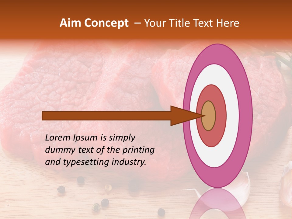 Steak Beefsteak Beef PowerPoint Template
