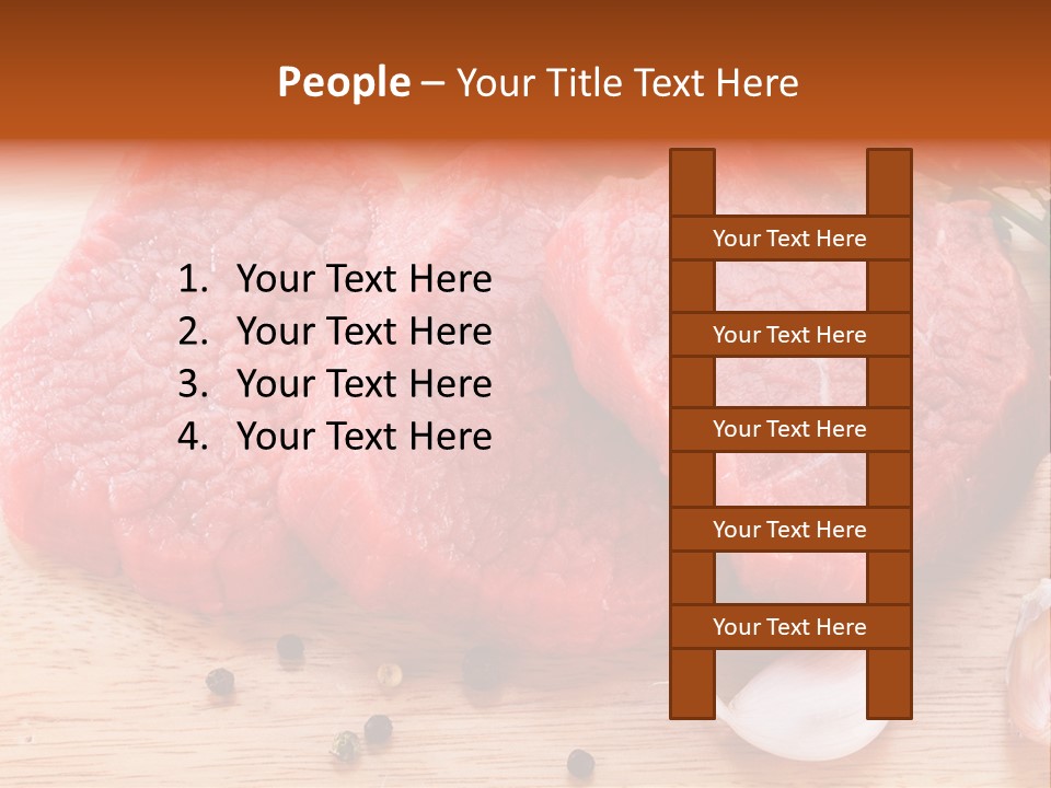Steak Beefsteak Beef PowerPoint Template