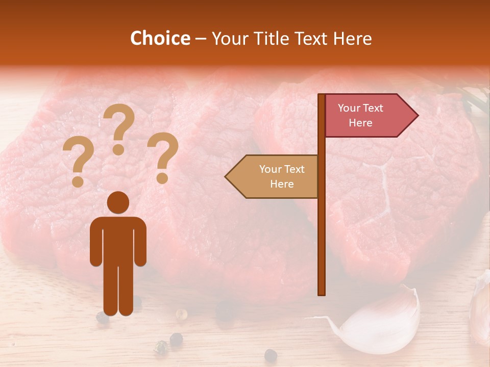 Steak Beefsteak Beef PowerPoint Template