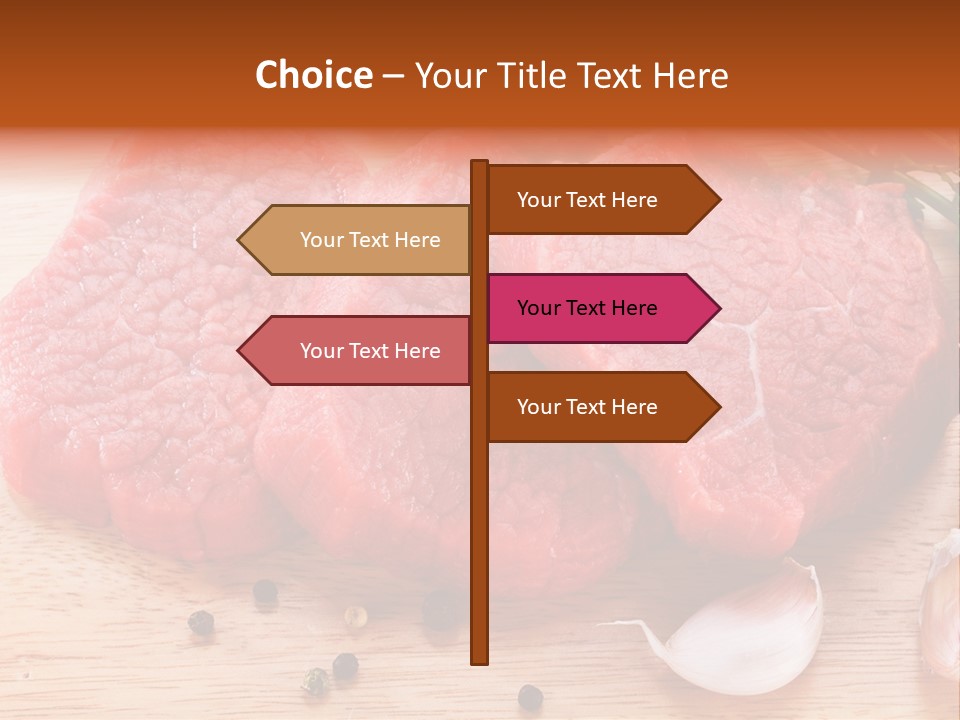 Steak Beefsteak Beef PowerPoint Template