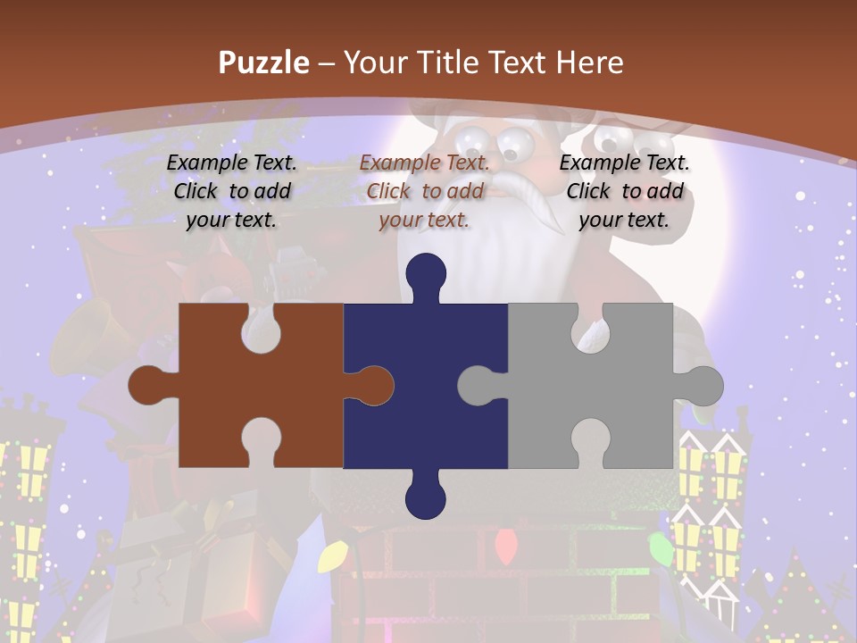 Moon Humor Art PowerPoint Template