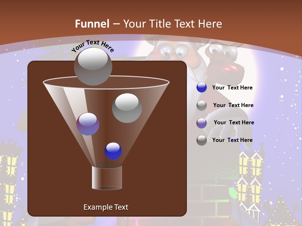 Moon Humor Art PowerPoint Template