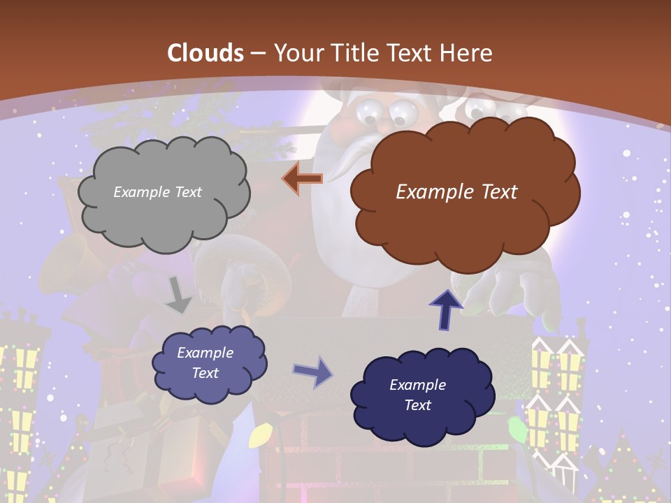Moon Humor Art PowerPoint Template