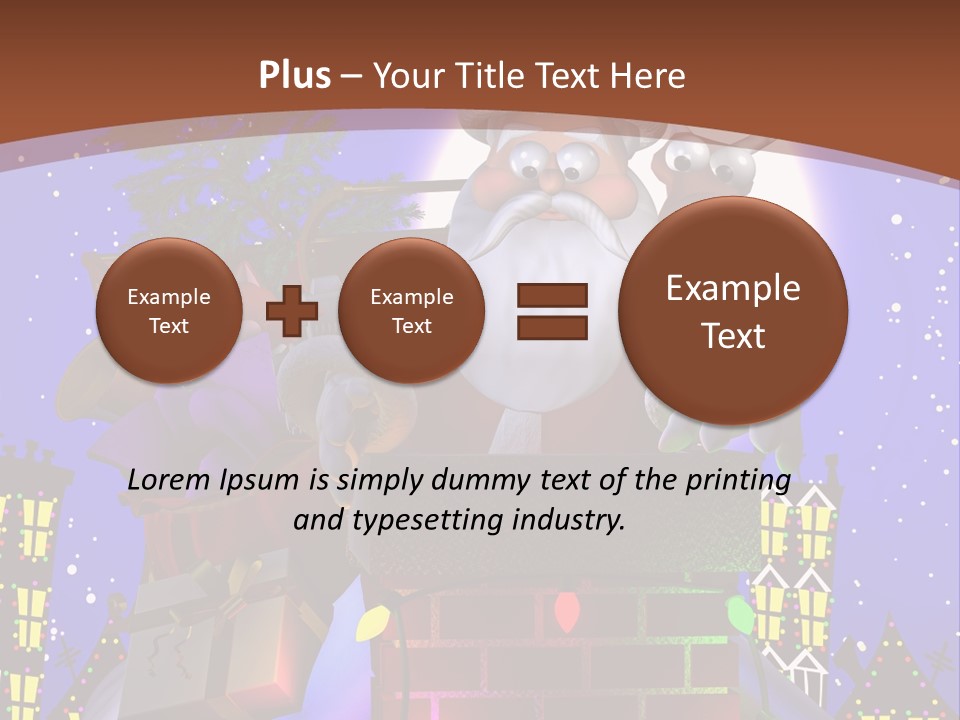 Moon Humor Art PowerPoint Template