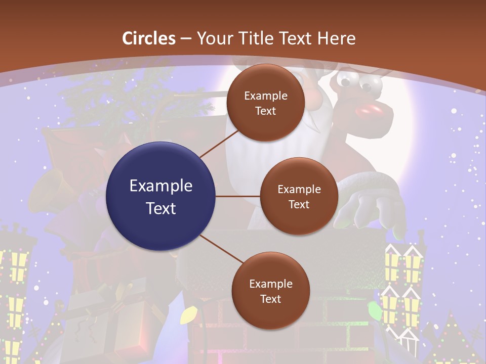 Moon Humor Art PowerPoint Template