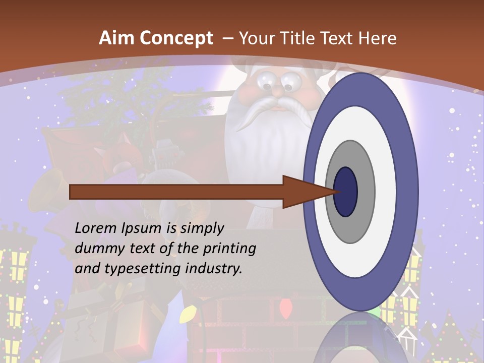 Moon Humor Art PowerPoint Template