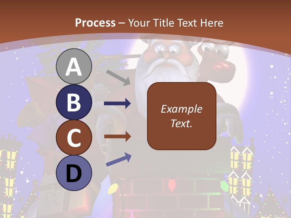 Moon Humor Art PowerPoint Template