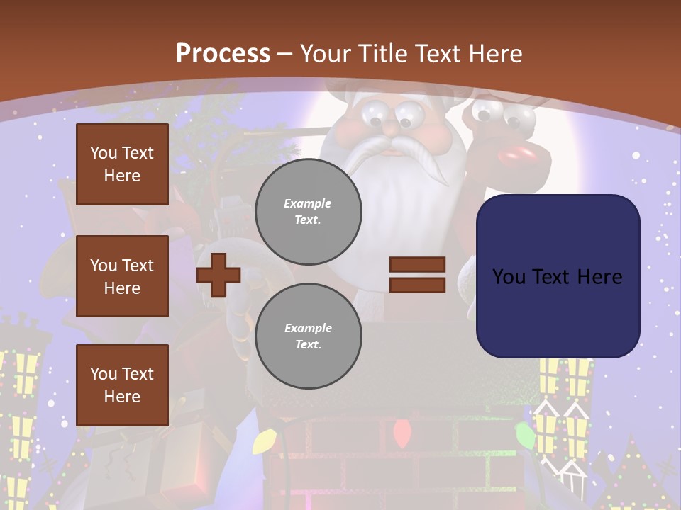 Moon Humor Art PowerPoint Template