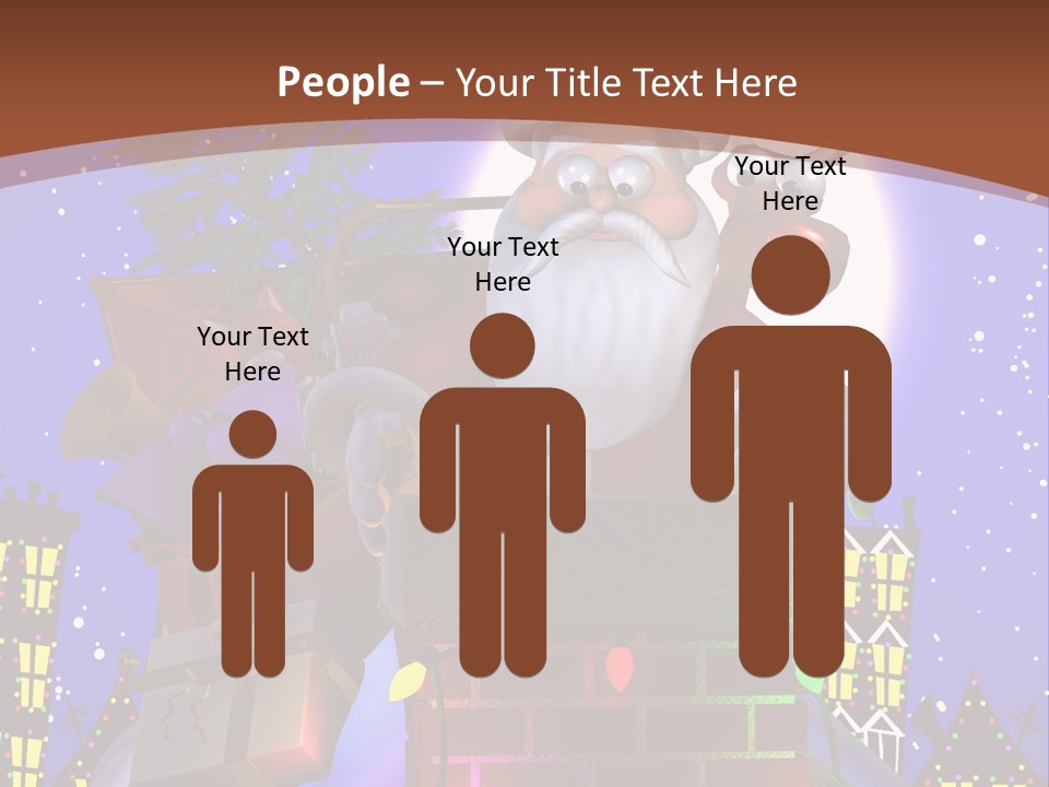 Moon Humor Art PowerPoint Template