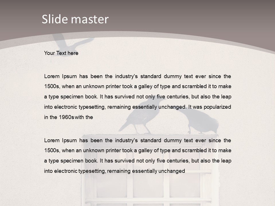 Street Art Decor Decorative PowerPoint Template