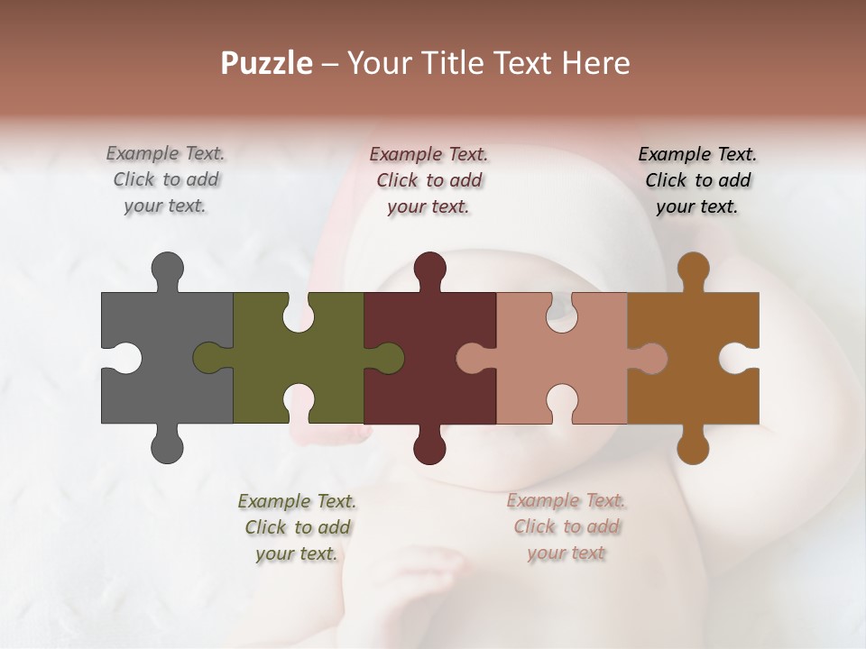 Human Closeup Face PowerPoint Template