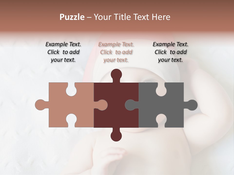 Human Closeup Face PowerPoint Template