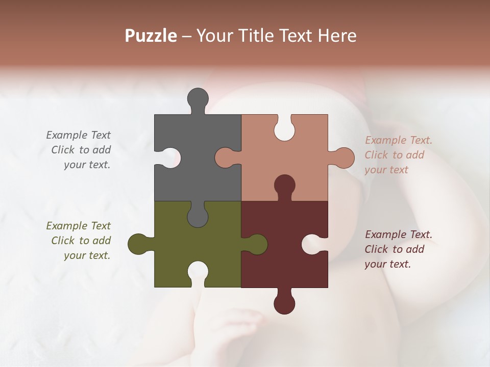 Human Closeup Face PowerPoint Template