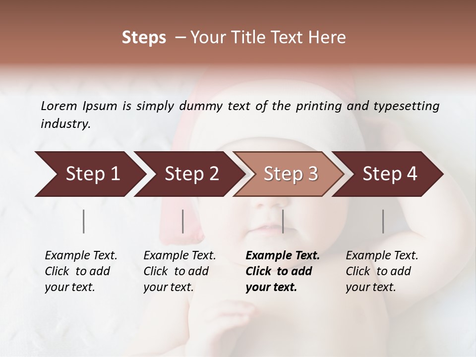 Human Closeup Face PowerPoint Template