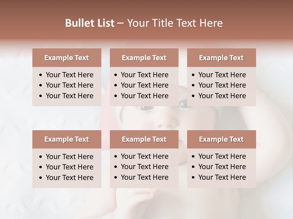 Human Closeup Face PowerPoint Template