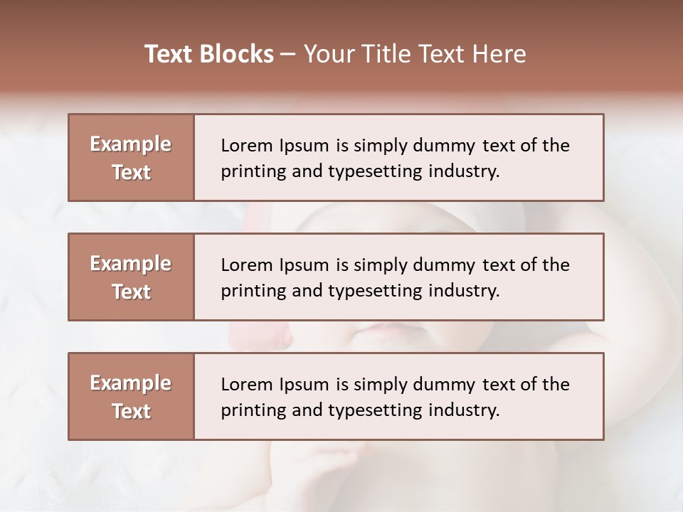 Human Closeup Face PowerPoint Template
