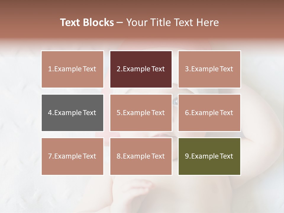 Human Closeup Face PowerPoint Template