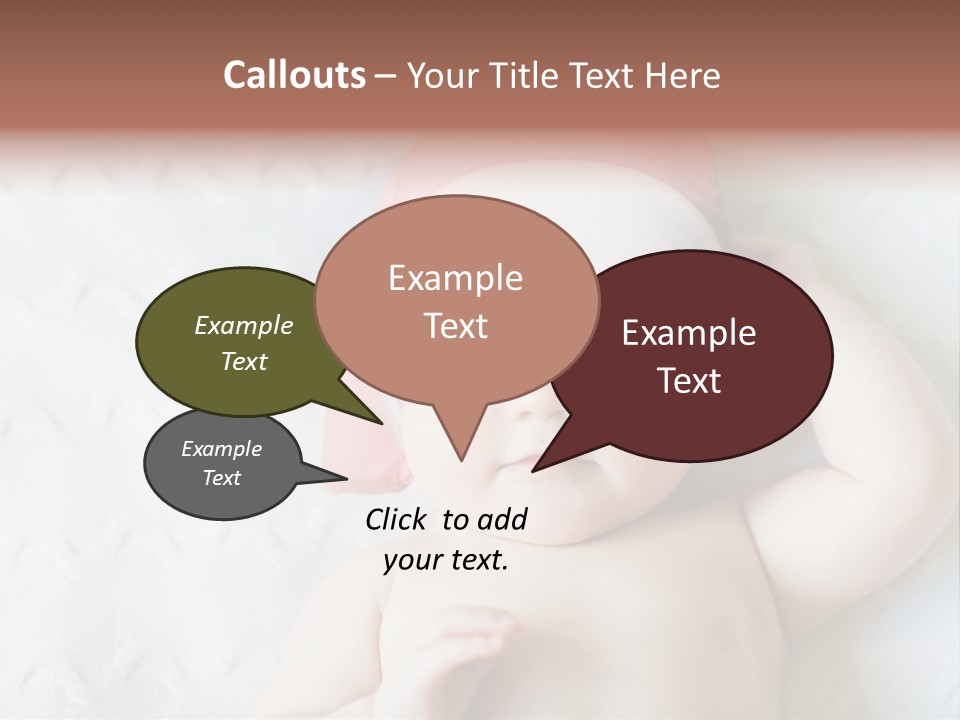 Human Closeup Face PowerPoint Template