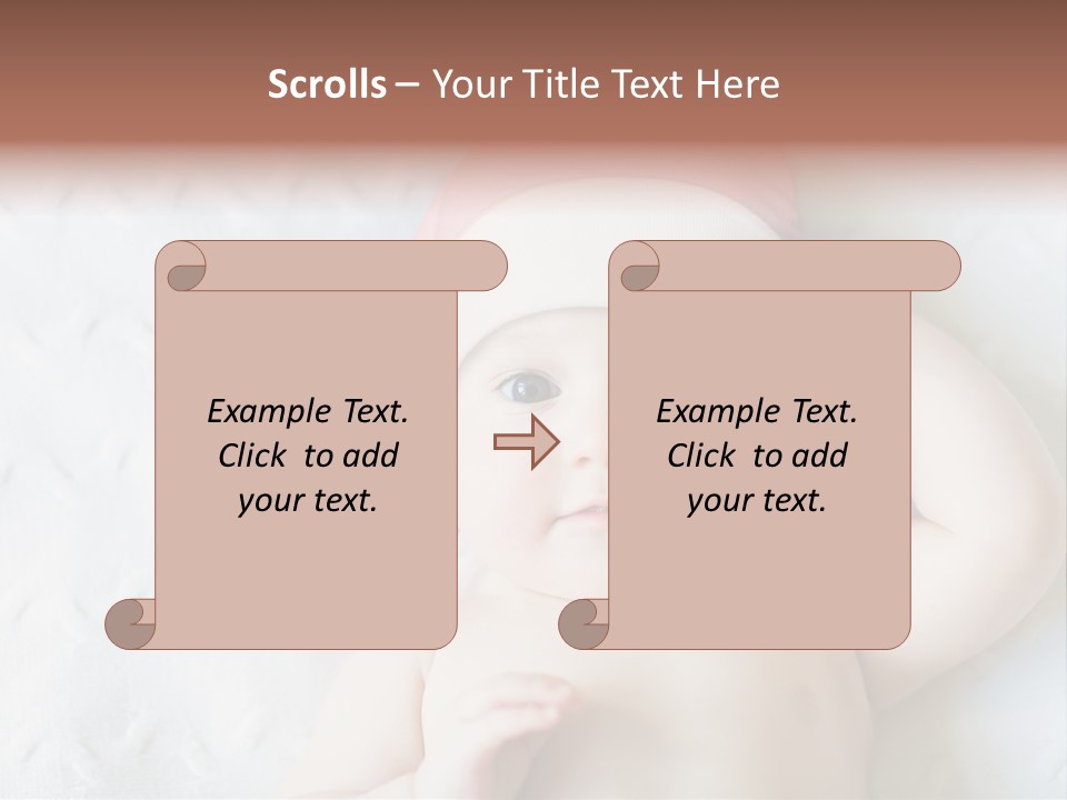Human Closeup Face PowerPoint Template