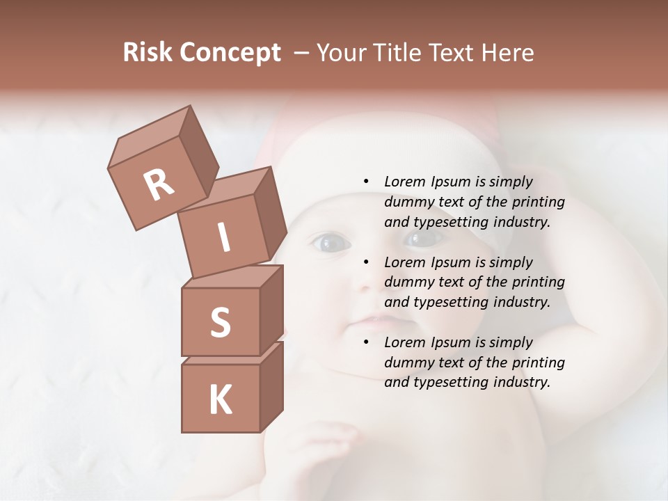 Human Closeup Face PowerPoint Template