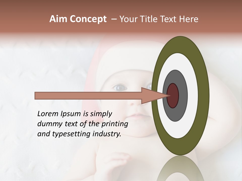 Human Closeup Face PowerPoint Template