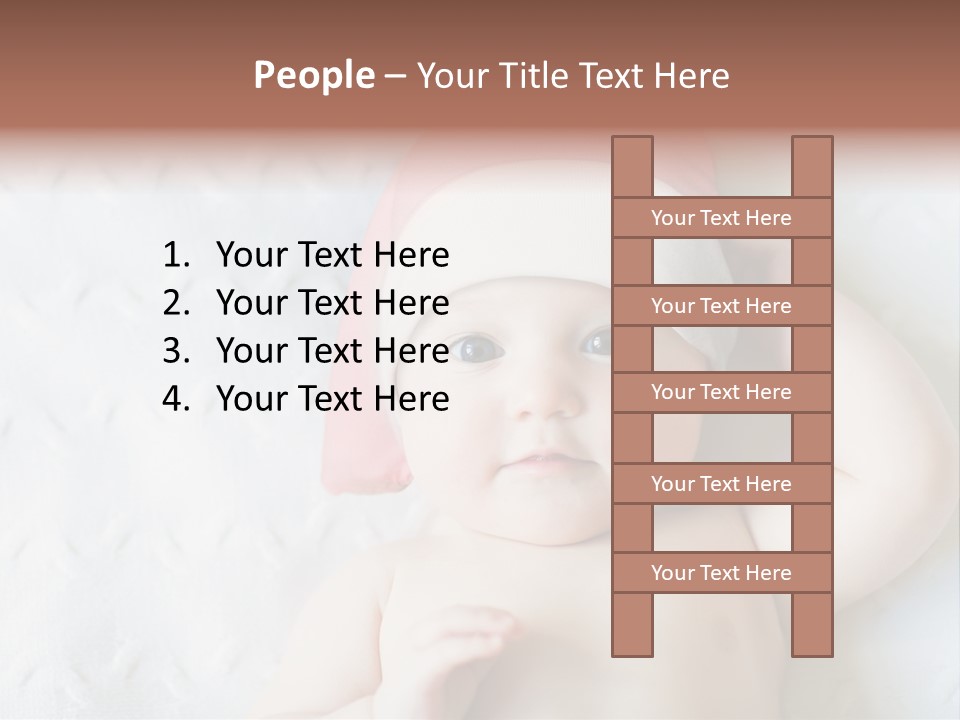 Human Closeup Face PowerPoint Template