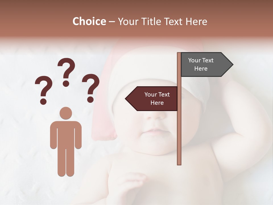 Human Closeup Face PowerPoint Template