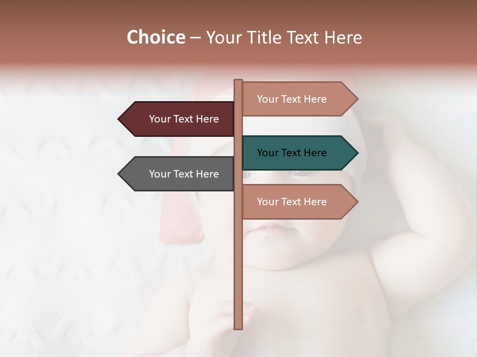 Human Closeup Face PowerPoint Template