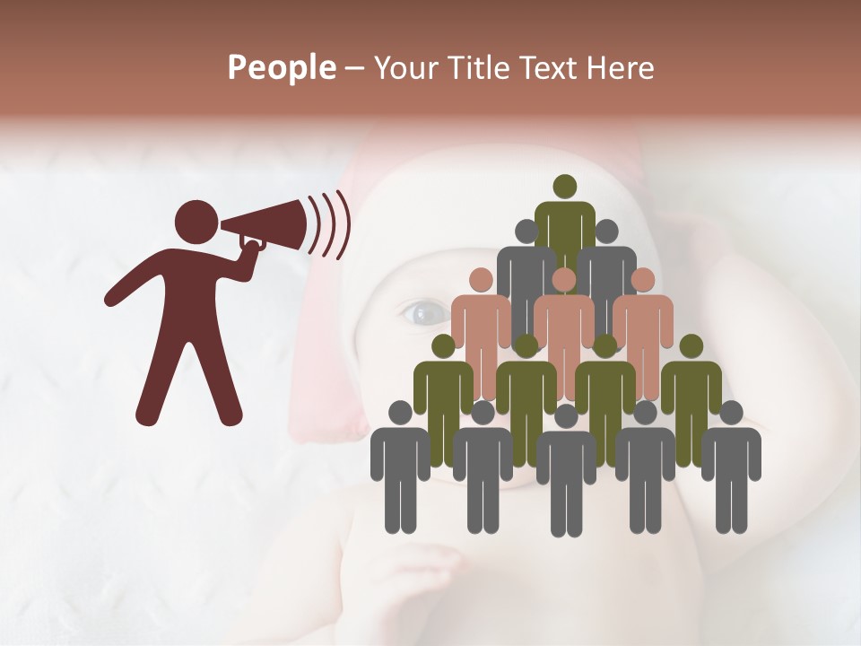 Human Closeup Face PowerPoint Template