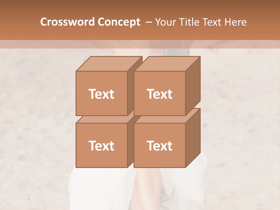 Makeup Dress Sensuality PowerPoint Template