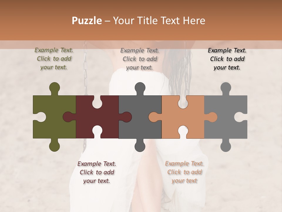 Makeup Dress Sensuality PowerPoint Template