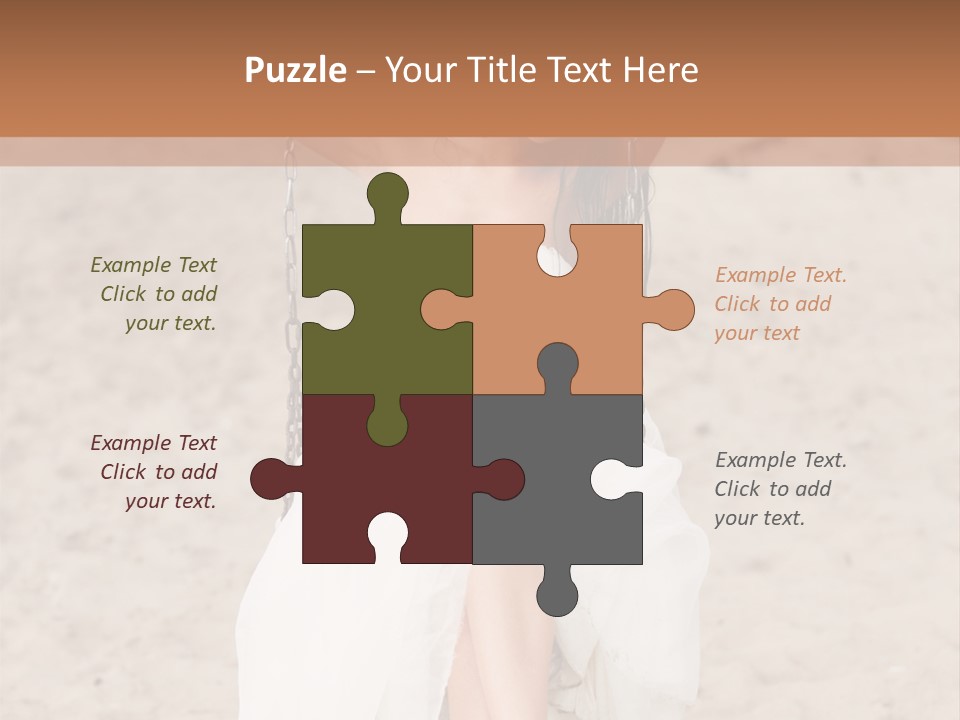 Makeup Dress Sensuality PowerPoint Template