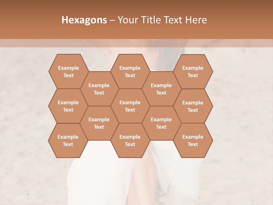 Makeup Dress Sensuality PowerPoint Template