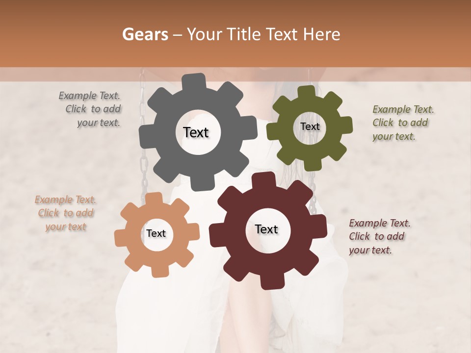 Makeup Dress Sensuality PowerPoint Template