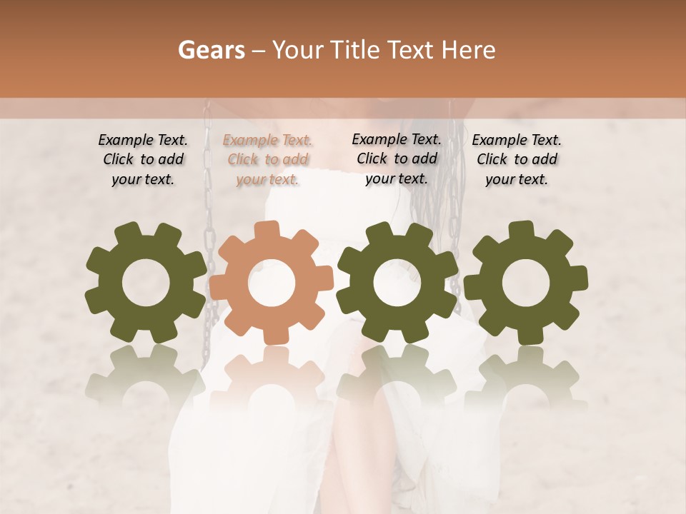 Makeup Dress Sensuality PowerPoint Template