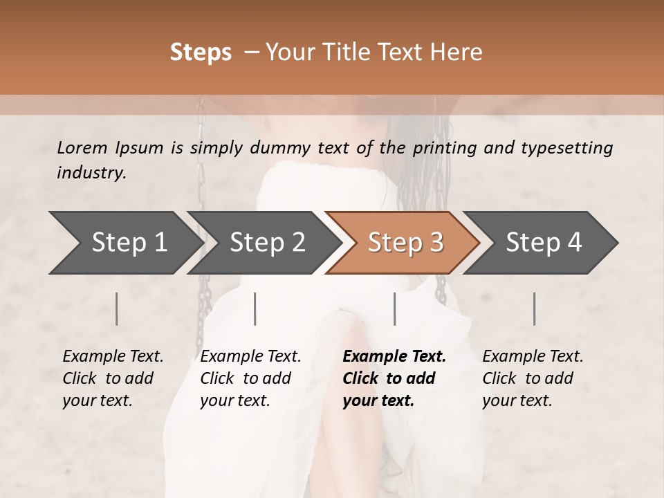 Makeup Dress Sensuality PowerPoint Template