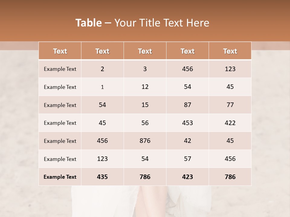 Makeup Dress Sensuality PowerPoint Template