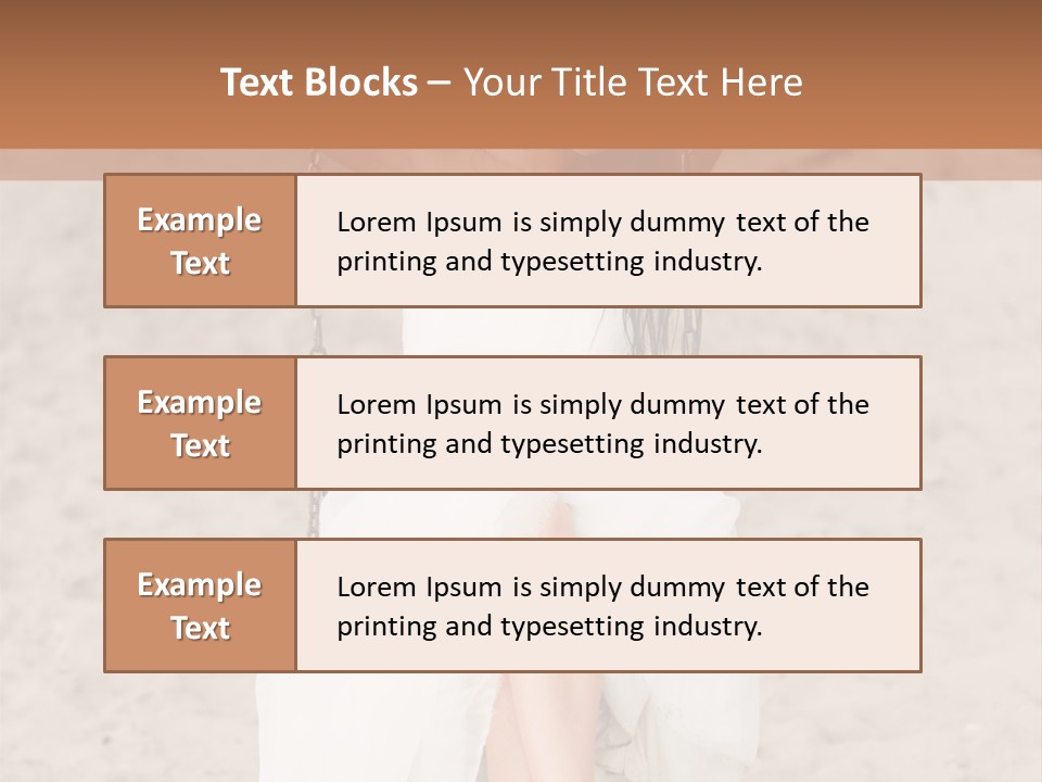 Makeup Dress Sensuality PowerPoint Template