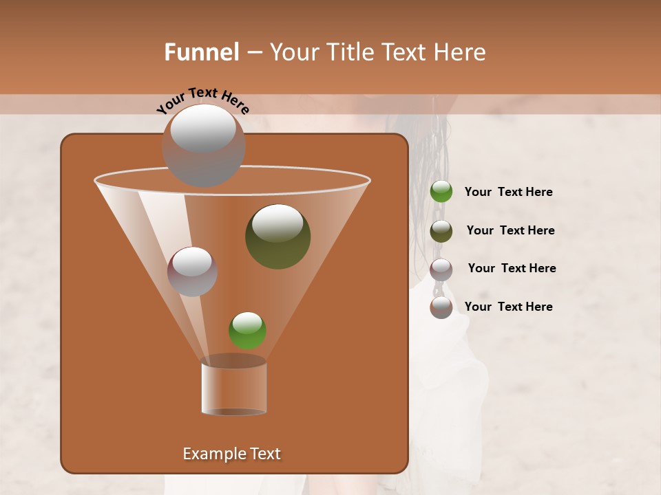 Makeup Dress Sensuality PowerPoint Template