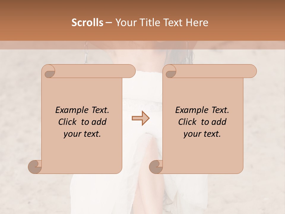 Makeup Dress Sensuality PowerPoint Template
